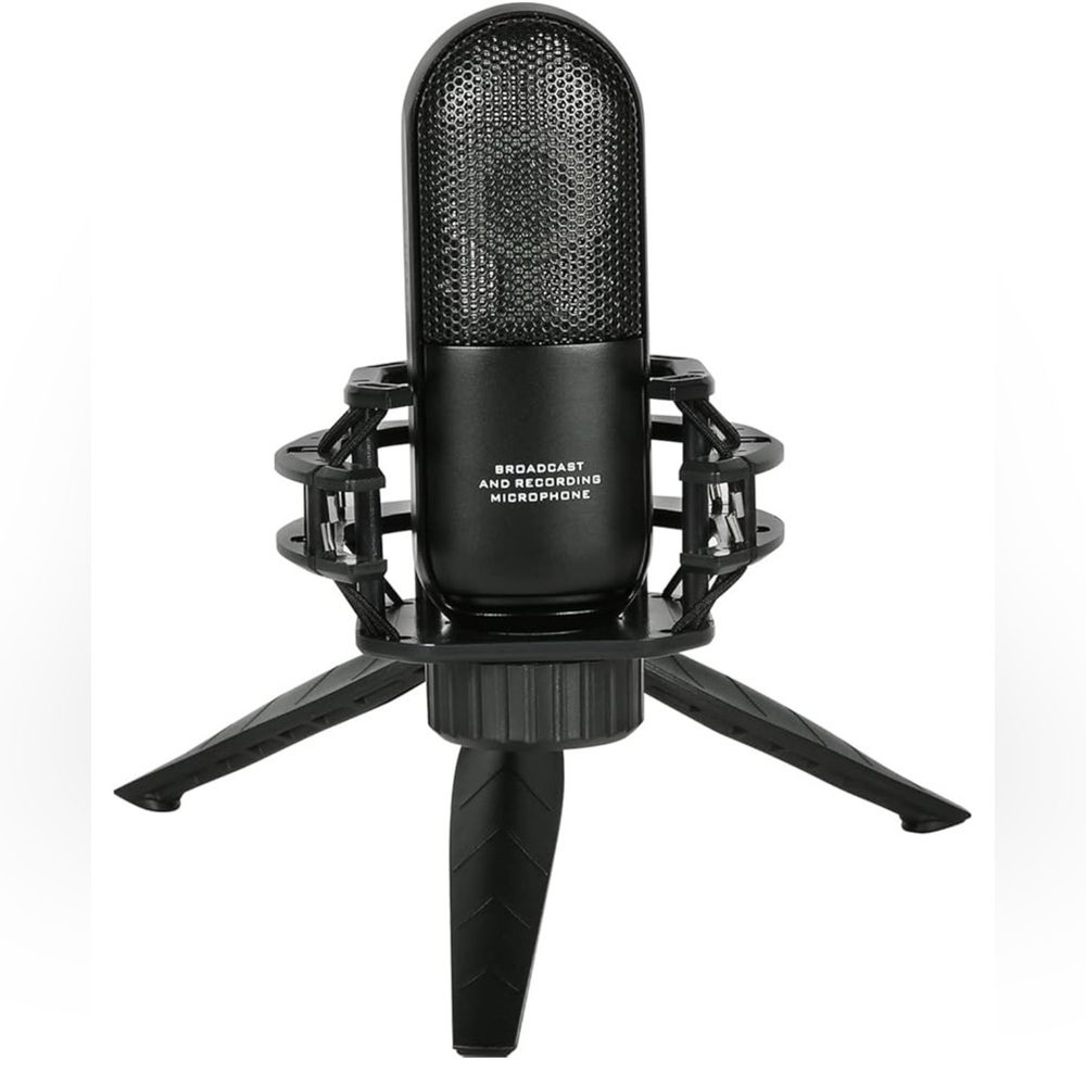 SGORO live and recording condenser X7 Black Broadcast Microphone NWT
